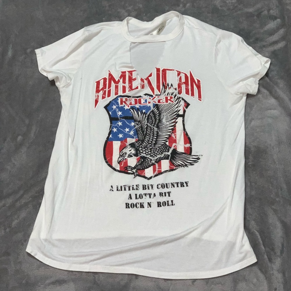 American rocker T shirt